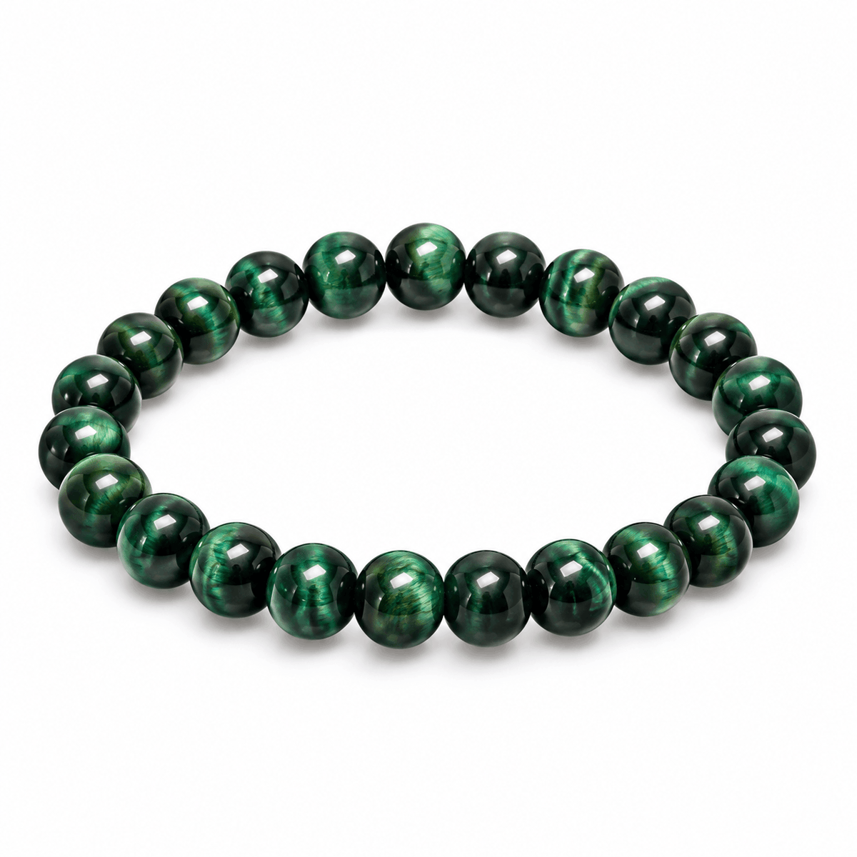 Groene Tijgeroog herenarmband